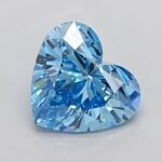 2.05 Carat HEART | Lab Grown Diamond | Fancy Vivid Blue | VS1 | IGI Certified | ARM2058