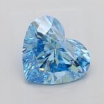1.92 Carat HEART | Lab Grown Diamond | Fancy Vivid Blue | VVS2 | IGI Certified | ARM2060