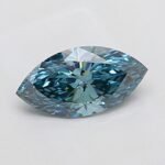 1.01 Carat MARQUISE | Lab Grown Diamond | Fancy Vivid Greenish Blue | VVS2 | IGI Certified | ARM2097