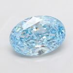 3.55 Carat OVAL | Lab Grown Diamond | Fancy Vivid Blue | VS2 | IGI Certified | ARM2150