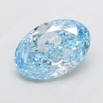 3.52 Carat OVAL | Lab Grown Diamond | Fancy Vivid Blue | VS2 | IGI Certified | ARM2152