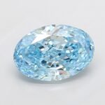 3.5 Carat OVAL | Lab Grown Diamond | Fancy Vivid Blue | VS2 | IGI Certified | ARM2154