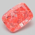 3.19 Carat Fancy Vivid Pink Cushion Modified Brilliant Lab Grown Diamond | VVS2 | IGI Certified | ARM256