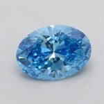 2.01 Carat OVAL | Lab Grown Diamond | Fancy Vivid Blue | VS1 | IGI Certified | ARM2174