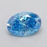 2.02 Carat OVAL | Lab Grown Diamond | Fancy Vivid Blue | VS1 | IGI Certified | ARM2176