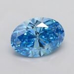 2.01 Carat OVAL | Lab Grown Diamond | Fancy Vivid Blue | VS1 | IGI Certified | ARM2178