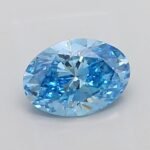 1.51 Carat OVAL | Lab Grown Diamond | Fancy Vivid Blue | VS1 | IGI Certified | ARM2182