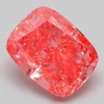 3.19 Carat Fancy Vivid Pink Cushion Modified Brilliant Lab Grown Diamond | VVS2 | IGI Certified | ARM258