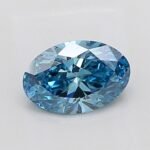 1.02 Carat OVAL | Lab Grown Diamond | Fancy Vivid Blue | VVS2 | IGI Certified | ARM2193
