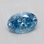 1.01 Carat OVAL | Lab Grown Diamond | Fancy Vivid Blue | VS1 | IGI Certified | ARM2197
