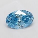 1.06 Carat OVAL | Lab Grown Diamond | Fancy Vivid Blue | VS1 | IGI Certified | ARM2198