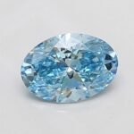 1.05 Carat OVAL | Lab Grown Diamond | Fancy Vivid Blue | VS1 | IGI Certified | ARM2199