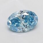 1 Carat OVAL | Lab Grown Diamond | Fancy Vivid Blue | VS1 | IGI Certified | ARM2200