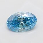1.09 Carat OVAL | Lab Grown Diamond | Fancy Vivid Blue | SI1 | IGI Certified | ARM2209