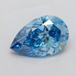 1.89 Carat PEAR | Lab Grown Diamond | Fancy Vivid Blue | VS1 | IGI Certified | ARM2258