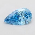 1.53 Carat PEAR | Lab Grown Diamond | Fancy Vivid Blue | VS1 | IGI Certified | ARM2261
