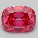 4.07 Carat Fancy Vivid Pink Cushion Brilliant Lab Grown Diamond | VS1 | IGI Certified | ARM273