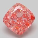 6.51 Carat Fancy Vivid Pink Square Cushion Modified Brilliant Lab Grown Diamond | VS1 | IGI Certified | ARM305