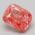9.12 Carat Fancy Vivid Pink Cushion Modified Brilliant Lab Grown Diamond | VVS2 | IGI Certified | ARM312