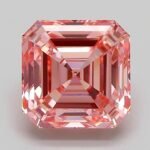 3.1 Carat Fancy Vivid Pink Square Emerald Cut Lab Grown Diamond | VVS2 | IGI Certified | ARM313