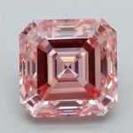 3.24 Carat Fancy Intense Pink Square Emerald Cut Lab Grown Diamond | VS1 | IGI Certified | ARM315