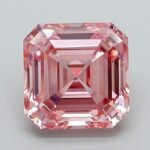 3.28 Carat Fancy Intense Pink Square Emerald Cut Lab Grown Diamond | VS1 | IGI Certified | ARM316