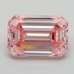 1.53 Carat Fancy Intense Pink Emerald Cut Lab Grown Diamond | VS1 | IGI Certified | ARM325