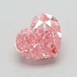 1.01 Carat Fancy Vivid Pink Heart Modified Brilliant Lab Grown Diamond | VVS2 | IGI Certified | ARM334