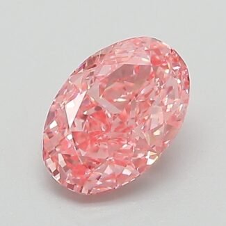 1.01 Carat Fancy Vivid Pink Heart Modified Brilliant Lab Grown Diamond | VVS2 | IGI Certified | ARM336
