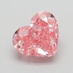 1.04 Carat Fancy Vivid Pink Heart Modified Brilliant Lab Grown Diamond | VS1 | IGI Certified | ARM342