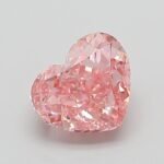 1.05 Carat Fancy Vivid Pink Heart Modified Brilliant Lab Grown Diamond | VVS2 | IGI Certified | ARM345
