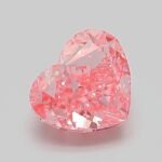 1.07 Carat Fancy Vivid Pink Heart Modified Brilliant Lab Grown Diamond | VVS2 | IGI Certified | ARM346