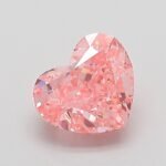 1.07 Carat Fancy Vivid Pink Heart Modified Brilliant Lab Grown Diamond | VVS2 | IGI Certified | ARM348