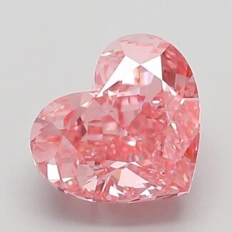 2.03 Carat Fancy Vivid Pink Heart Modified Brilliant Lab Grown Diamond | VVS2 | IGI Certified | ARM354