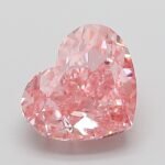 2.03 Carat Fancy Vivid Pink Heart Modified Brilliant Lab Grown Diamond | VVS2 | IGI Certified | ARM355