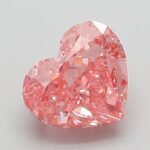 2.04 Carat Fancy Vivid Pink Heart Modified Brilliant Lab Grown Diamond | VVS2 | IGI Certified | ARM357