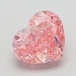 2.05 Carat Fancy Vivid Pink Heart Modified Brilliant Lab Grown Diamond | VVS2 | IGI Certified | ARM360