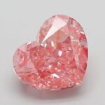 2.07 Carat Fancy Vivid Pink Heart Modified Brilliant Lab Grown Diamond | VVS2 | IGI Certified | ARM362