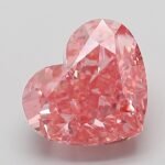 3.02 Carat Fancy Vivid Pink Heart Modified Brilliant Lab Grown Diamond | VS1 | IGI Certified | ARM363