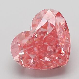 3.02 Carat Fancy Vivid Pink Heart Modified Brilliant Lab Grown Diamond | VS1 | IGI Certified | ARM363