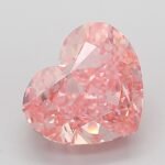 3.03 Carat Fancy Vivid Pink Heart Modified Brilliant Lab Grown Diamond | VVS2 | IGI Certified | ARM366