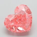 3.03 Carat Fancy Vivid Pink Heart Modified Brilliant Lab Grown Diamond | VVS2 | IGI Certified | ARM367