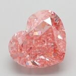 3.03 Carat Fancy Vivid Pink Heart Modified Brilliant Lab Grown Diamond | VVS2 | IGI Certified | ARM368