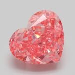 4.02 Carat Fancy Vivid Pink Heart Modified Brilliant Lab Grown Diamond | VVS2 | IGI Certified | ARM374