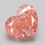 5.54 Carat Fancy Vivid Pink Heart Brilliant Lab Grown Diamond | VVS2 | IGI Certified | ARM383