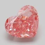 7.04 Carat Fancy Vivid Brownish Pink Heart Modified Brilliant Lab Grown Diamond | VS1 | IGI Certified | ARM385