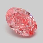 1.04 Carat Fancy Vivid Pink Oval Modified Brilliant Lab Grown Diamond | VS1 | IGI Certified | ARM397