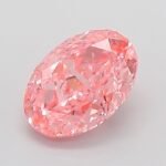 1.04 Carat Fancy Vivid Pink Oval Modified Brilliant Lab Grown Diamond | VS1 | IGI Certified | ARM401