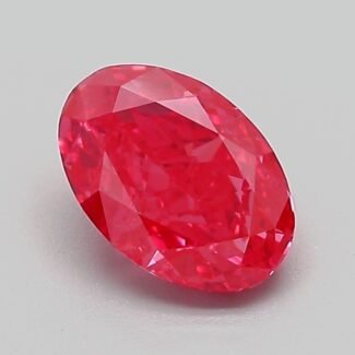 1.06 Carat Fancy Vivid Pink Oval Modified Brilliant Lab Grown Diamond | VS1 | IGI Certified | ARM412