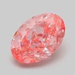 1.07 Carat Fancy Vivid Pink Oval Modified Brilliant Lab Grown Diamond | VS1 | IGI Certified | ARM418